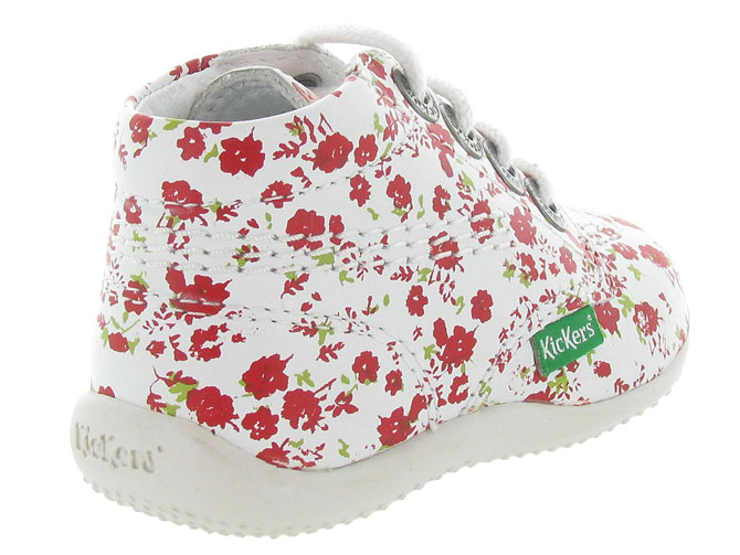 pre marche du 16 au 23 -  - bebe fille - Nubuck - Fleurs - Kickers5140901_5