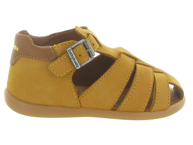 pre marche du 16 au 23 - Semelle souple - bebe garcon - Cuir - Jaune - Babybotte5162206_2