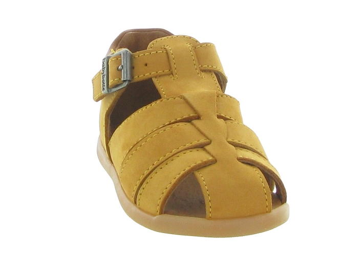 pre marche du 16 au 23 - Semelle souple - bebe garcon - Cuir - Jaune - Babybotte5162206_3