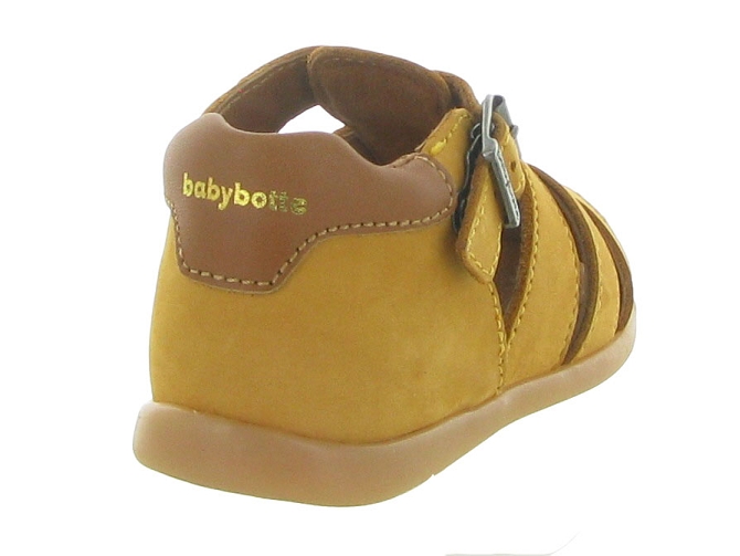 pre marche du 16 au 23 - Semelle souple - bebe garcon - Cuir - Jaune - Babybotte5162206_5
