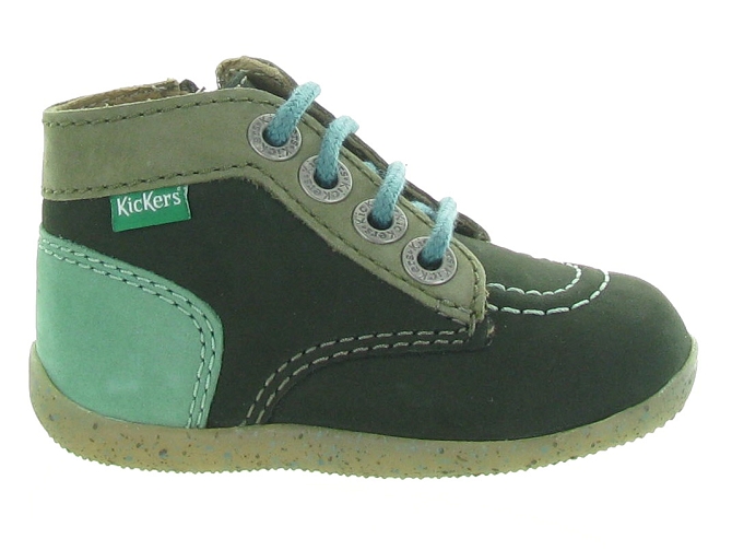 pre marche du 16 au 23 -  - bebe garcon - Nubuck - Vert - Kickers5210407_2