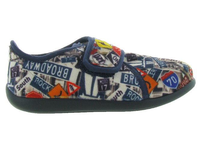 Bellamy chaussons et pantoufles kosto tricolore5217701_2