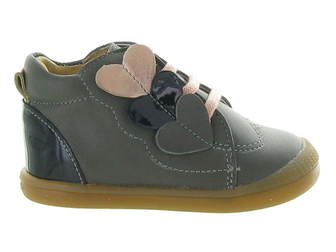 pre marche du 16 au 23 -  - bebe fille - Cuir - Gris - Babybotte5225101_2