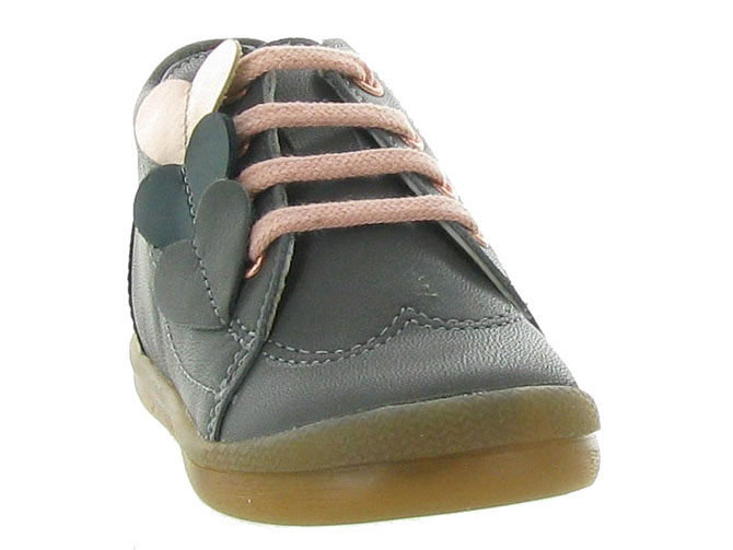pre marche du 16 au 23 -  - bebe fille - Cuir - Gris - Babybotte5225101_3