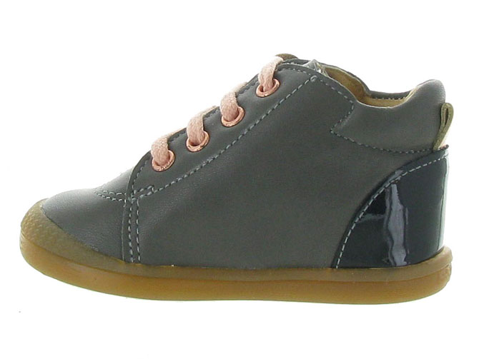 pre marche du 16 au 23 -  - bebe fille - Cuir - Gris - Babybotte5225101_4