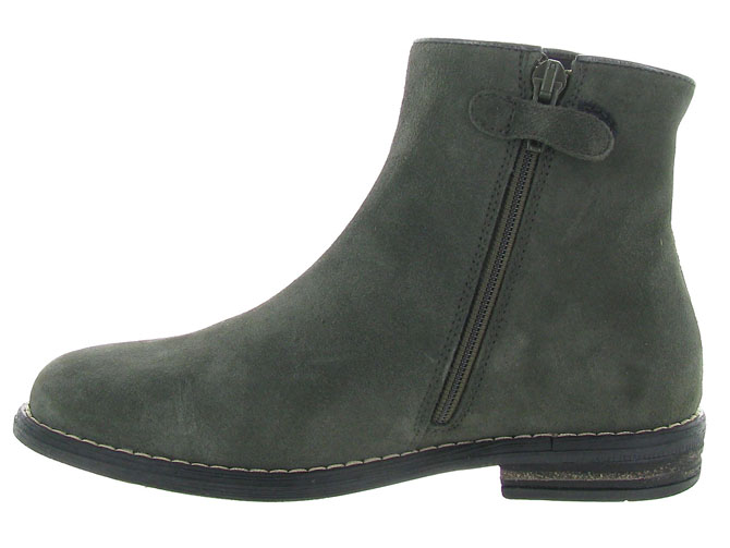 bottines et boots -  - junior fille - Nubuck - Kaki - Reqins5246501_4