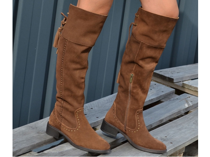 bottes - Casual - femme - Nubuck -  - Carmela