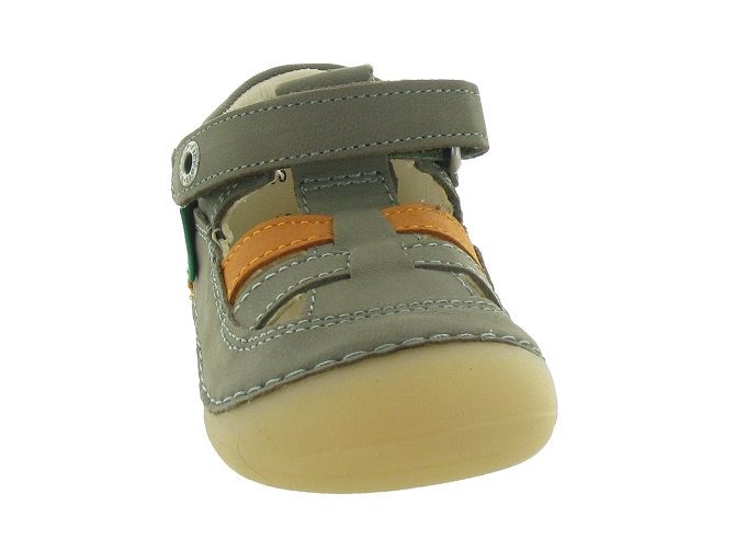 pre marche du 16 au 23 - Semelle souple - bebe garcon - Cuir - Vert - Kickers5263803_3