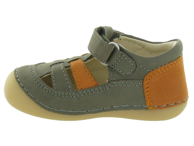 pre marche du 16 au 23 - Semelle souple - bebe garcon - Cuir - Vert - Kickers5263803_4