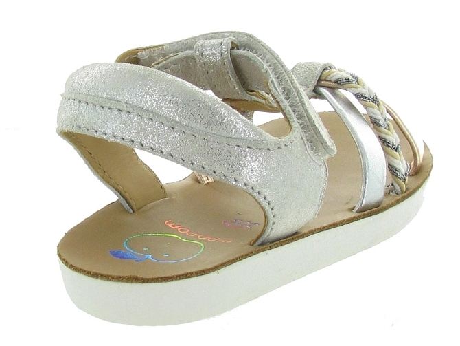 Shoo pom sandales et nu pieds goa salome argent5272505_5