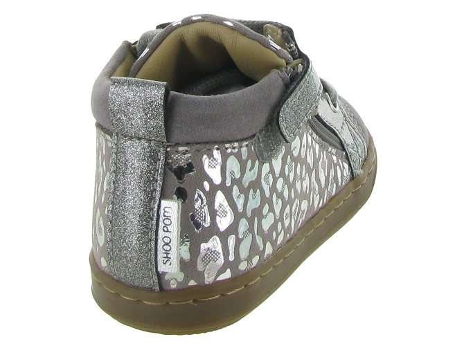 Shoo pom chaussures bebe du 18 au 27 bouba bi zip gris5294106_5
