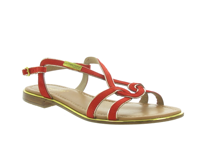 Les tropeziennes nu pieds halia corail5296903_1