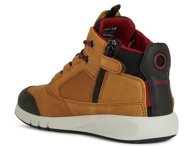 chaussures a lacets -  - junior garcon - Nubuck - Jaune - Geox5307802_5