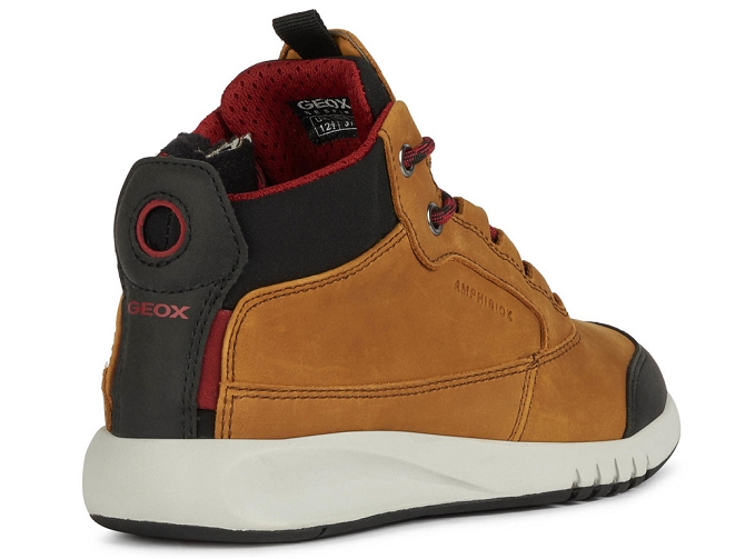 chaussures a lacets -  - junior garcon - Nubuck - Jaune - Geox5307802_6