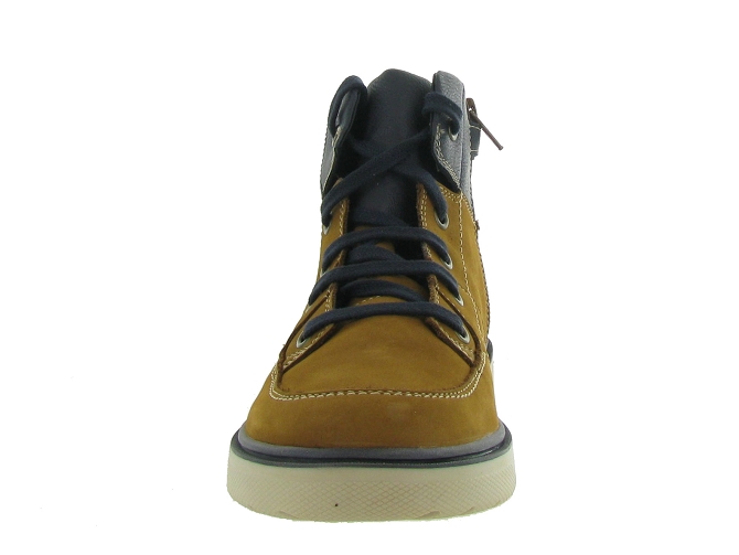 chaussures a lacets -  - junior garcon - Nubuck - Jaune - Geox5307901_3