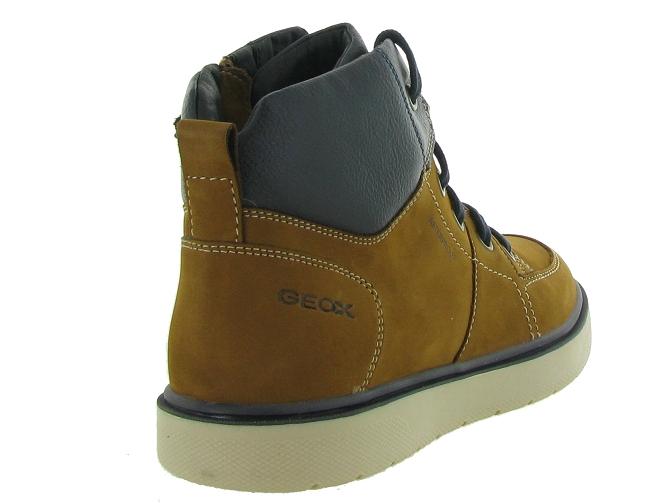 chaussures a lacets -  - junior garcon - Nubuck - Jaune - Geox5307901_5