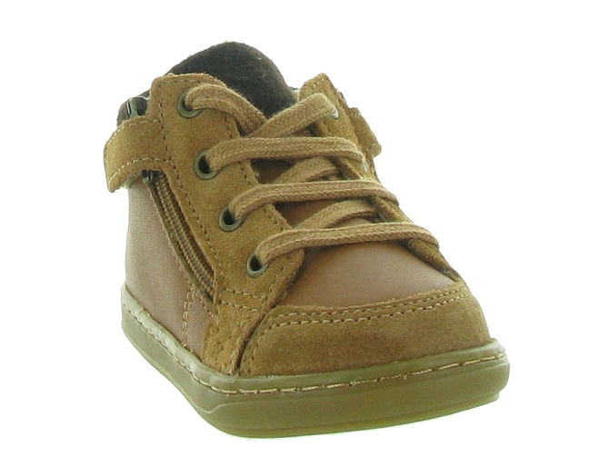 chaussures bebe du 18 au 27 - Semelle souple - bebe garon - Cuir - Marron - Shoo pom5310902_3