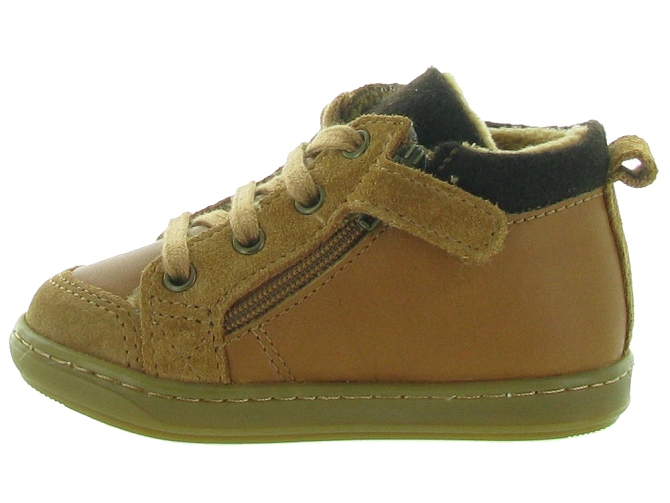 chaussures bebe du 18 au 27 - Semelle souple - bebe garon - Cuir - Marron - Shoo pom5310902_4