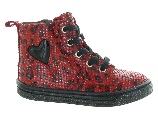 bottines et boots -  - junior fille - Cuir - Rouge - Bellamy5313701_2