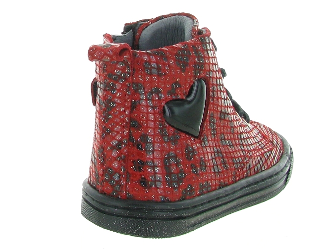 bottines et boots -  - junior fille - Cuir - Rouge - Bellamy5313701_5