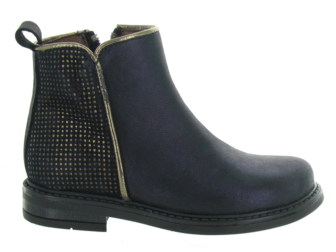 bottines et boots -  - junior fille - Cuir - Bleu Marine - Bellamy5315101_2