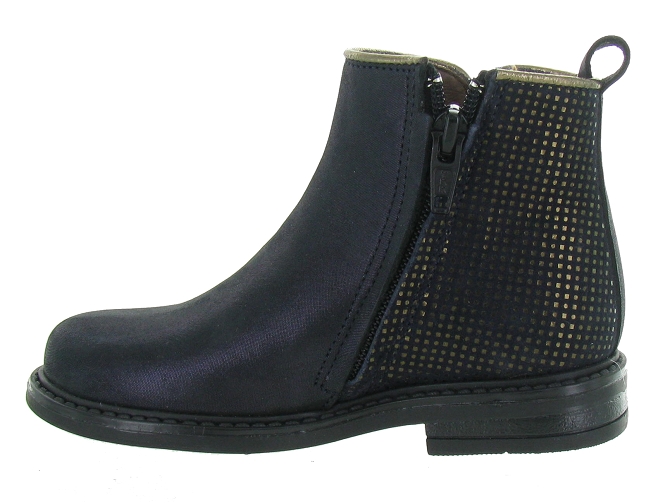 bottines et boots -  - junior fille - Cuir - Bleu Marine - Bellamy5315101_4