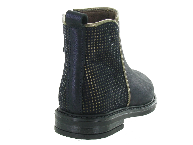 bottines et boots -  - junior fille - Cuir - Bleu Marine - Bellamy5315101_5