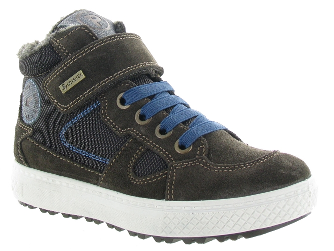 baskets et sneakers -  - junior garcon - Cuir - Gris - Primigi