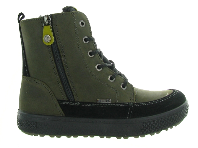 bottines et boots -  - junior garcon - Cuir - Kaki - Primigi5322001_2
