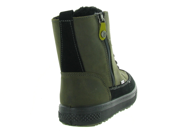 bottines et boots -  - junior garcon - Cuir - Kaki - Primigi5322001_5