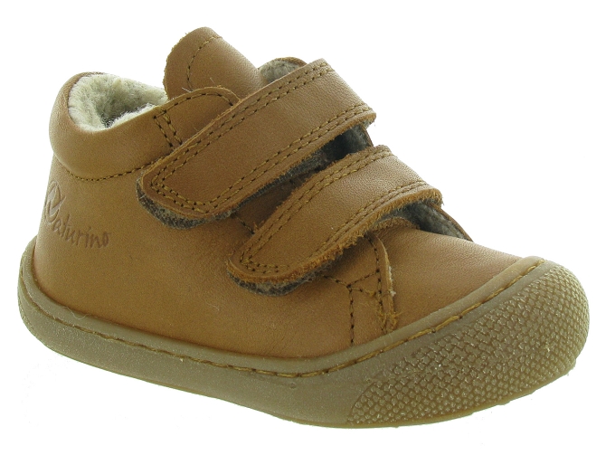 Naturino pre marche du 16 au 23 cocoon boy velcro fourre marron