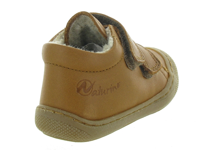 Naturino pre marche du 16 au 23 cocoon boy velcro fourre marron5327602_5