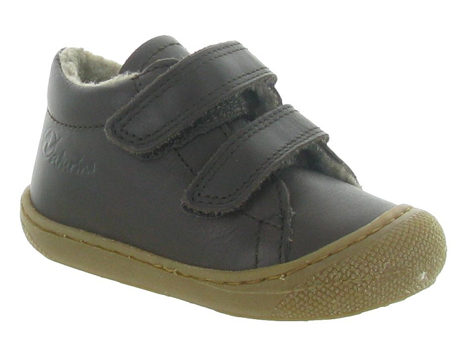 Naturino pre marche du 16 au 23 cocoon boy velcro fourre marron fonce