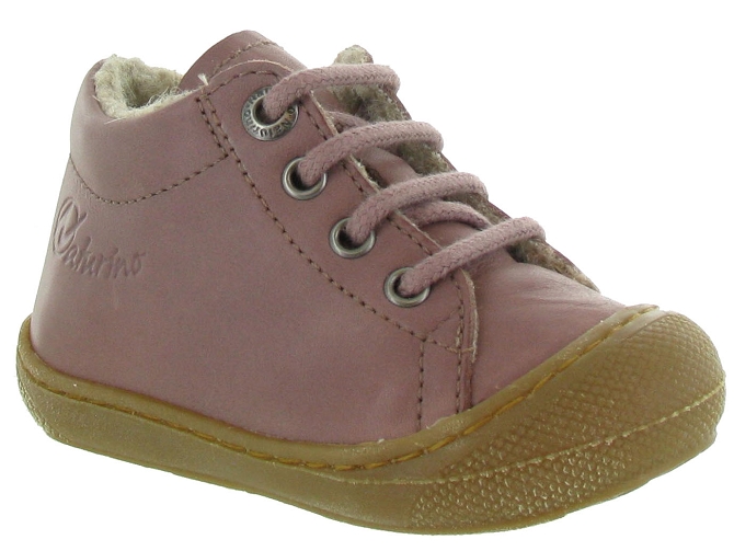 pre marche du 16 au 23 -  - bebe fille - Cuir - Rose - Naturino falcotto