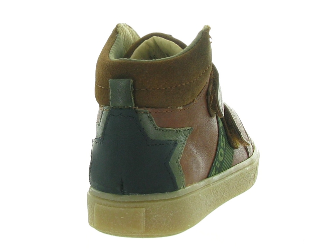 chaussures a scratch -  - junior garcon - Cuir - Marron - Acebos5329101_5
