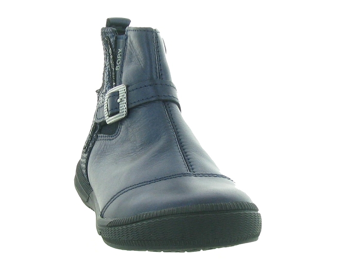 bottines et boots -  - junior fille - Cuir - Bleu Marine - Bopy5337301_3
