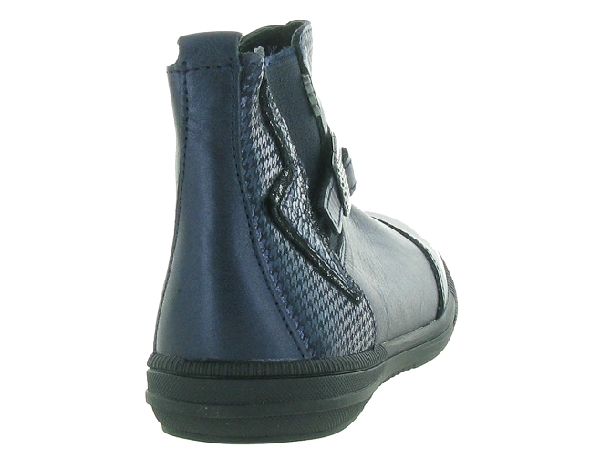 bottines et boots -  - junior fille - Cuir - Bleu Marine - Bopy5337301_5