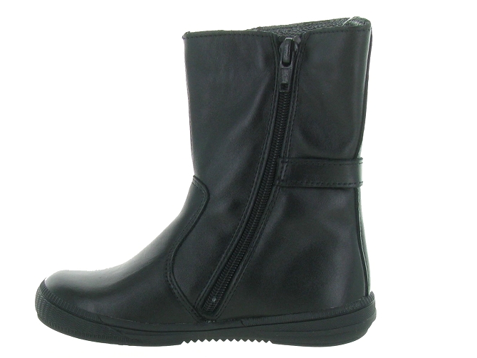 bottines et boots -  - junior fille - Cuir - Noir - Bopy5338101_4