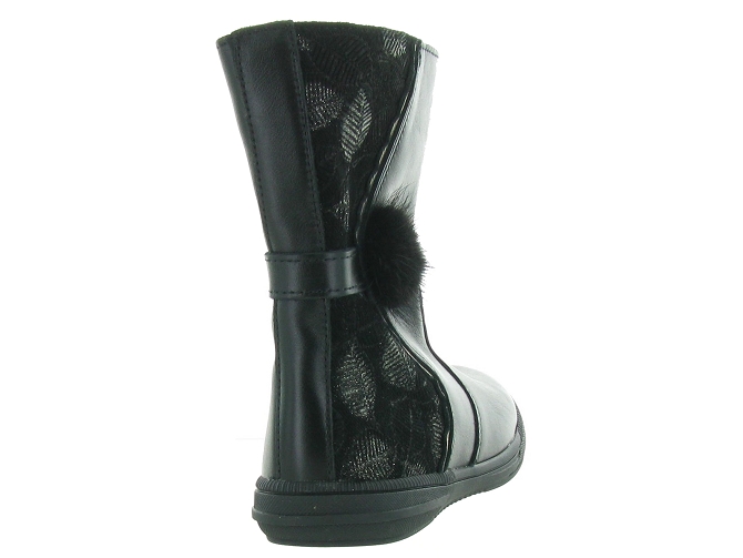 bottines et boots -  - junior fille - Cuir - Noir - Bopy5338101_5