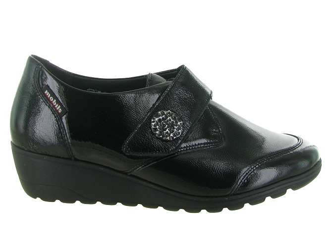 mocassins - Compensé - femme - Cuir - Noir - Mephisto5340802_2