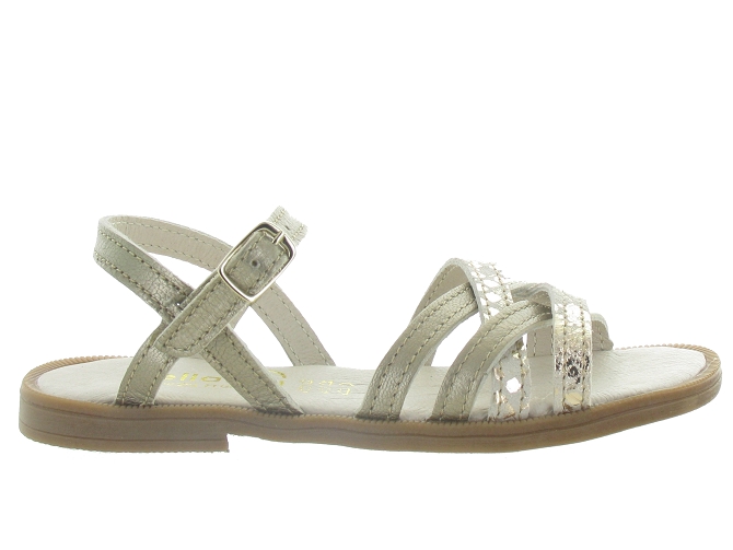 sandales et nu pieds -  - junior fille - Cuir - Blanc - Bellamy5354502_2