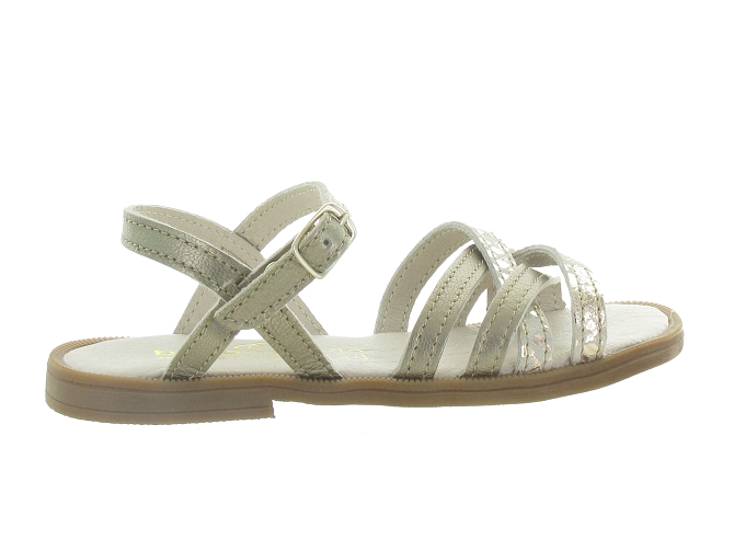 sandales et nu pieds -  - junior fille - Cuir - Blanc - Bellamy5354502_5