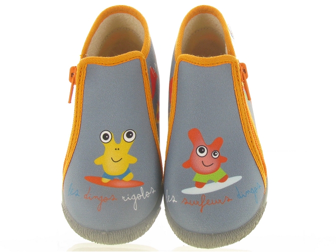 Bellamy chaussons et pantoufles prague gris