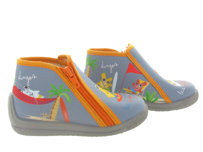 Bellamy chaussons et pantoufles prague gris5355801_2