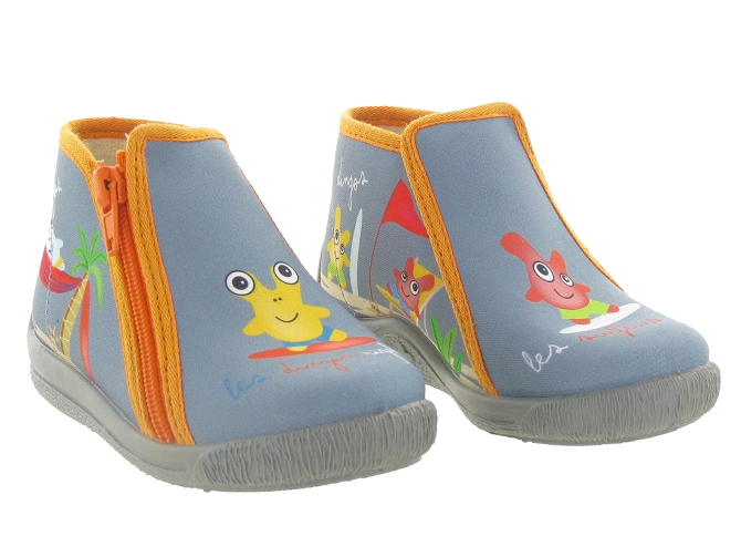 Bellamy chaussons et pantoufles prague gris5355801_4