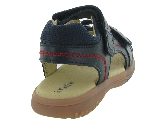 Kickers sandales et nu pieds platino marine5357402_5