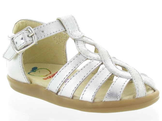 Shoo pom sandales et nu pieds pika twist argent
