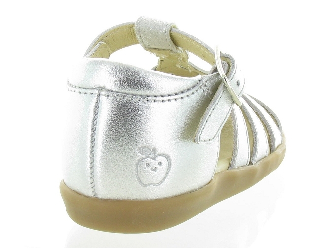 Shoo pom sandales et nu pieds pika twist argent5359401_5