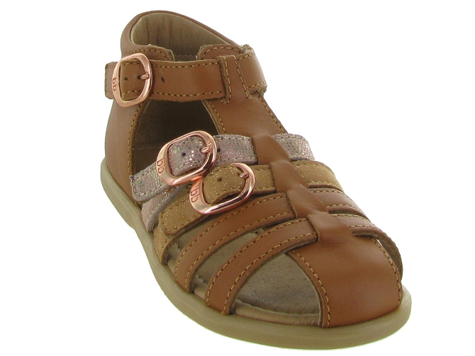 sandales et nu pieds -  - bebe fille - Cuir - Marron - Babybotte5362503_3