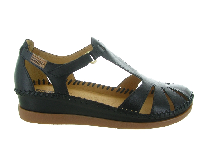 ballerines - Ballerine compensée - femme - Cuir - Noir - Pikolinos5366002_2